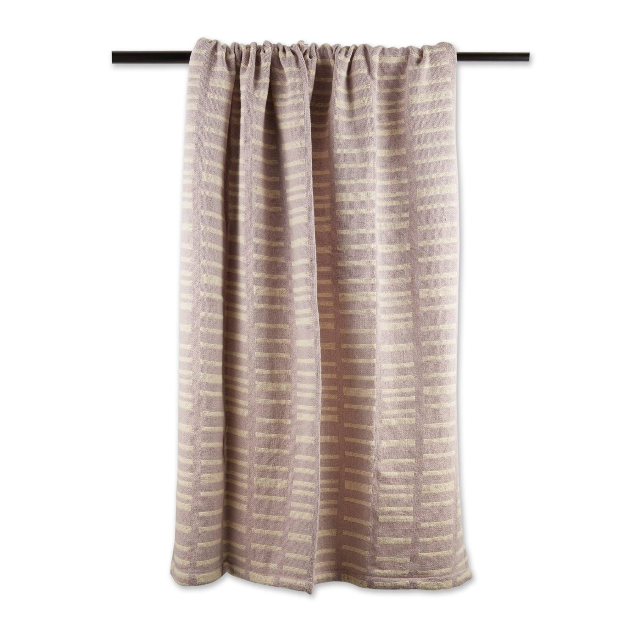 DII® Dusty Lilac Urban Jacquard Throw
